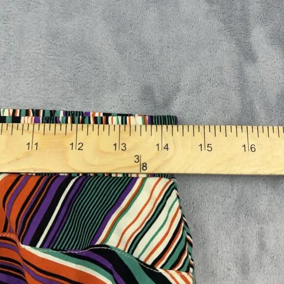 Buddha The Savannah Summer Pants Sz S Multicolor Striped Harem Yoga Flowy Hippie - Picture 8 of 10